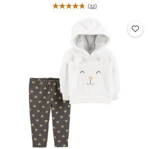 2-Piece Character Hoodie & Heart Pant Set